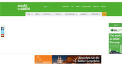 Desktop Screenshot of markt-in-gruen.de